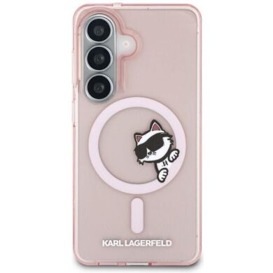 Защитный чехол Karl Lagerfeld IML Peekaboo MagSafe для Samsung Galaxy S26 (KLHMS26S6HCPSCP) - Pink
