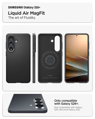 Захисний чохол Spigen Liquid Air (MagFit) для Samsung Galaxy S26 Plus (S947) ACS10706 - Abyss Green