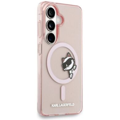 Защитный чехол Karl Lagerfeld IML Peekaboo MagSafe для Samsung Galaxy S26 (KLHMS26S6HCPSCP) - Pink