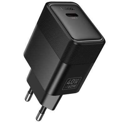 Сетевое зарядное устройство Hoco CS113A Lounge PD40W (Type-C) - Black
