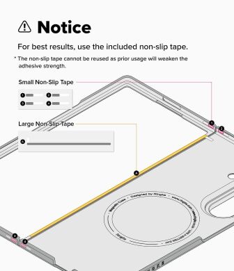 Защитный чехол Ringke Slim Magnetic для Samsung Galaxy Fold 7 - Clear