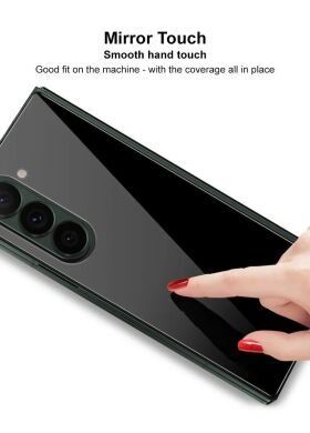 Защитное стекло на заднюю панель IMAK Black Back Glass для Samsung Galaxy Fold 6 - Black