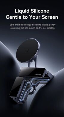 Автомобильный держатель Baseus MaxView Magnetic Car Mount (C40180701813-00) - Grey