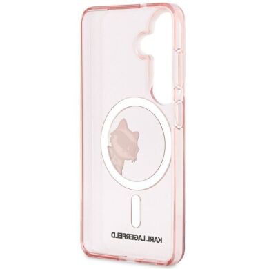 Защитный чехол Karl Lagerfeld IML Peekaboo MagSafe для Samsung Galaxy S26 (KLHMS26S6HCPSCP) - Pink