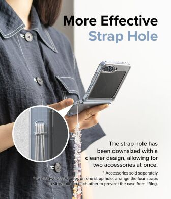 Защитный чехол Ringke Fusion (FF) для Samsung Galaxy Flip 7 FE / Flip 6 (8809961787010) - Clear