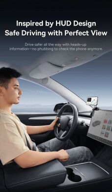 Автомобильный держатель Baseus MaxView Magnetic Car Mount (C40180701813-00) - Grey