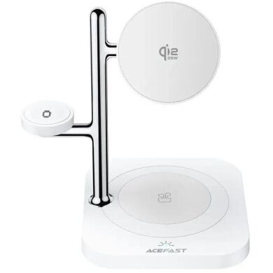 Беспроводное зарядное устройство ACEFAST 4 in 1 Qi2 (25W) - White