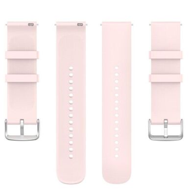 Ремінець Deexe Silicone Band для годинників з шириною кріплення 20мм - Pink