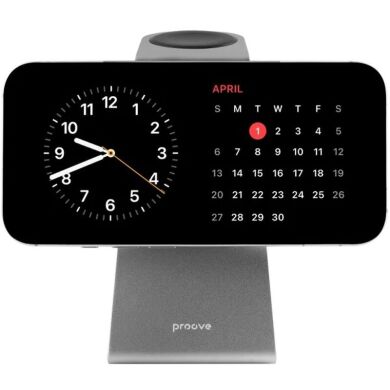 Бездротовий зарядний пристрій Proove Omni Power 3 in 1 - Gray