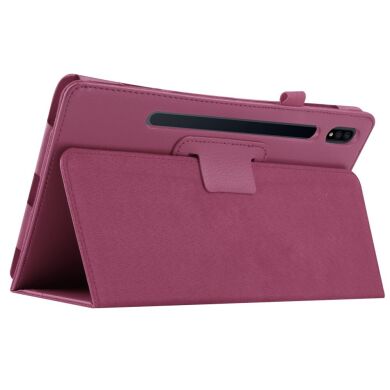 Чохол Deexe Folder Style для Samsung Galaxy Tab S7 (T870/875) / S8 (T700/706) - Purple
