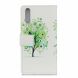 Чохол Deexe Life Style Wallet для Samsung Galaxy A50 (A505) / A30s (A307) / A50s (A507) - Green Flowers Tree Birdcage