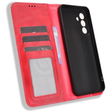 Чехол Deexe Retro Style для Samsung Galaxy A57 (A576) - Red