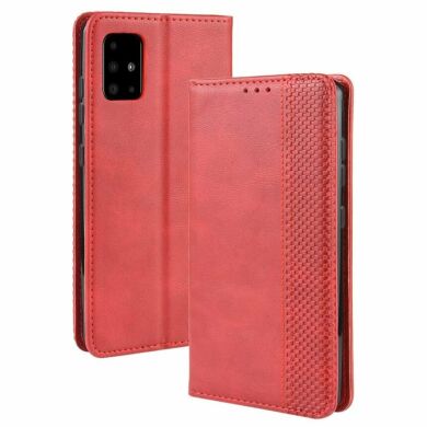 Чехол Deexe Retro Style для Samsung Galaxy S20 (G980) - Red