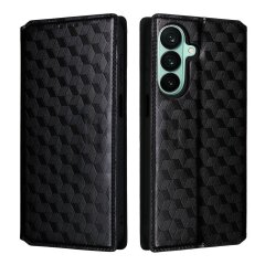 Чехол Deexe Rhombus Book для Samsung Galaxy A27 (A276) - Black