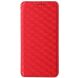 Чохол Deexe Rhombus Book для Samsung Galaxy S26 Ultra - Red