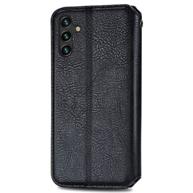 Чехол Deexe Rhombus Wallet для Samsung Galaxy A13 5G (A136) / A04s (A047) - Black