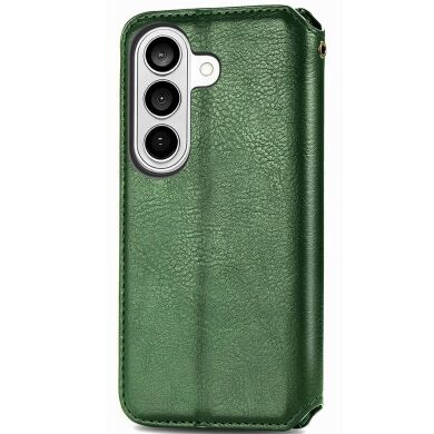 Чохол Deexe Rhombus Wallet для Samsung Galaxy A37 (A376) - Green