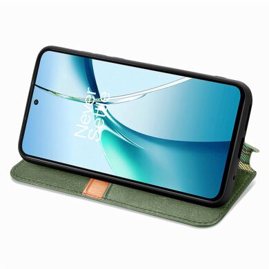 Чохол Deexe Rhombus Wallet для Samsung Galaxy A37 (A376) - Green
