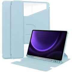 Чехол Deexe Rotary Case для Samsung Galaxy Tab S9 FE (X510/516) / Tab S10 FE (X520/526) - Sky Blue