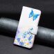 Чохол-книжка Deexe Color Wallet для Samsung Galaxy A05 (A055) - Butterfly and Flowers