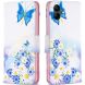 Чехол-книжка Deexe Color Wallet для Samsung Galaxy A05 (A055) - Butterfly and Flowers. Фото 1 из 8