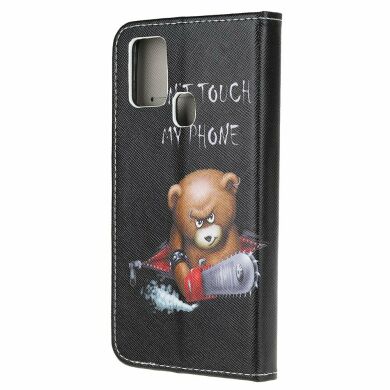 Чохол-книжка Deexe Color Wallet для Samsung Galaxy A21s (A217) - Vigilant Bear