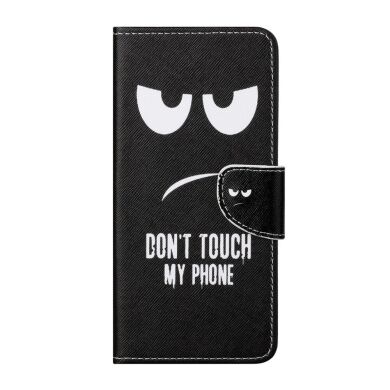 Чехол-книжка Deexe Color Wallet для Samsung Galaxy A32 (А325) - Don't Touch My Phone