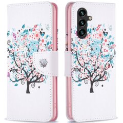 Чохол-книжка Deexe Color Wallet для Samsung Galaxy A56 (A566) - Flower Tree