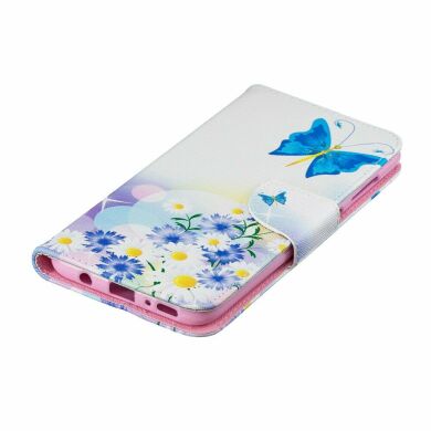 Чохол-книжка Deexe Color Wallet для Samsung Galaxy A70 (A705) - Blue Butterflies