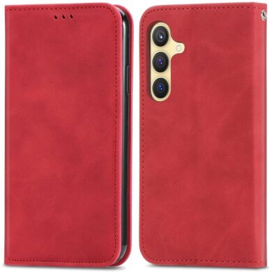 Чохол-книжка Deexe Wallet Case для Samsung Galaxy S25 (S931) - Red