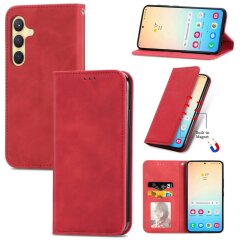 Чохол-книжка Deexe Wallet Case для Samsung Galaxy S25 (S931) - Red