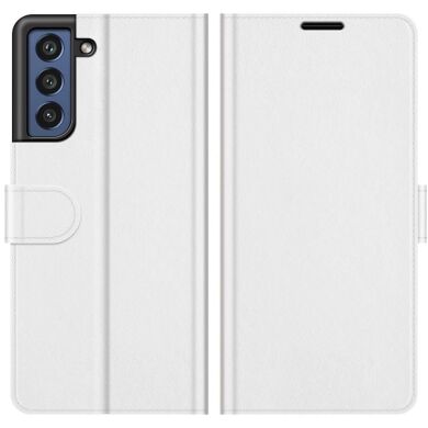 Чехол-книжка Deexe Wallet Style для Samsung Galaxy S21 FE (G990) - White