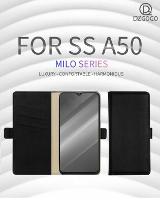 Чехол-книжка DZGOGO Milo Series для Samsung Galaxy A50 (A505) / A30s (A307) / A50s (A507) - Black