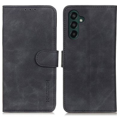 Чехол-книжка KHAZNEH Retro Wallet для Samsung Galaxy A35 (A356) - Black