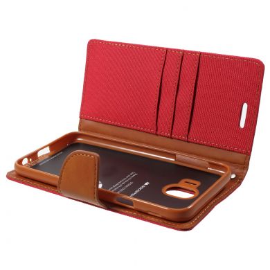 Чехол-книжка MERCURY Canvas Diary для Samsung Galaxy J4 2018 (J400) - Red