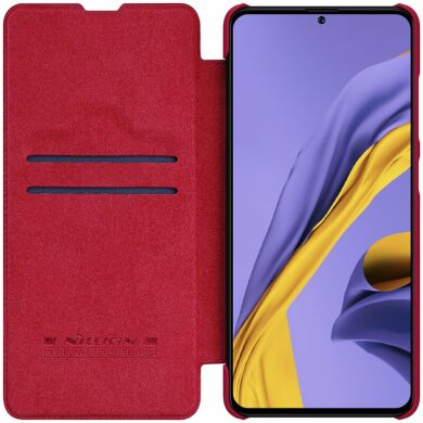 Чехол-книжка NILLKIN Qin Series для Samsung Galaxy A51 - Red