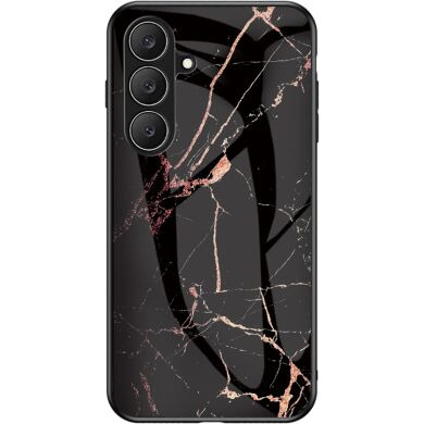 Чохол з малюнком Deexe Gradient Pattern для Samsung Galaxy S26 FE - Gold / Black