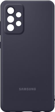 Чехол Silicone Cover для Samsung Galaxy A72 (А725) EF-PA725TBEGRU - Black
