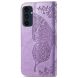 Чехол UniCase Butterfly Pattern для Samsung Galaxy S24 FE (S721) - Light Purple. Фото 6 из 11