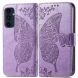 Чехол UniCase Butterfly Pattern для Samsung Galaxy S24 FE (S721) - Light Purple. Фото 1 из 11