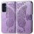 Чехол UniCase Butterfly Pattern для Samsung Galaxy S24 FE (S721) - Light Purple