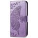 Чехол UniCase Butterfly Pattern для Samsung Galaxy S24 FE (S721) - Light Purple. Фото 5 из 11