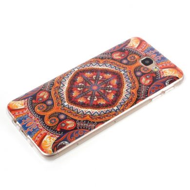 Силіконовий чохол Deexe Life Style для Samsung Galaxy J5 Prime, Gold Flowers