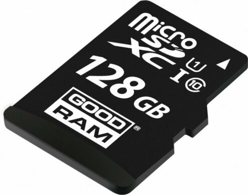 Карта памяти MicroSDXC GOODRAM 128GB 10 class UHS-I + адаптер