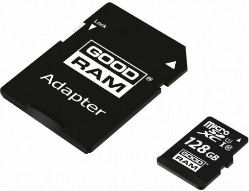 Картка пам`яті MicroSDXC GOODRAM 128GB 10 class UHS-I + адаптер