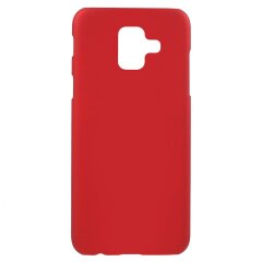 Пластиковый чехол Deexe Hard Shell для Samsung Galaxy A6 2018 (A600) - Red