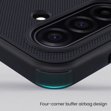 Пластиковый чехол NILLKIN Frosted Shield Pro Magnetic для Samsung Galaxy A17 (A175) - Black