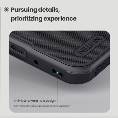 Пластиковый чехол NILLKIN Frosted Shield Pro Magnetic для Samsung Galaxy A17 (A175) - Black