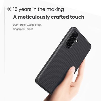 Пластиковый чехол NILLKIN Frosted Shield Pro Magnetic для Samsung Galaxy A17 (A175) - Black