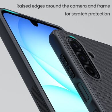 Пластиковый чехол NILLKIN Frosted Shield Pro Magnetic для Samsung Galaxy A17 (A175) - Black